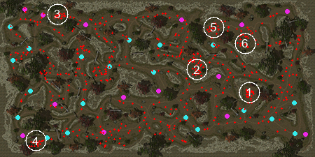 Mapa Starożytna Puszcza