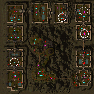 Mapa Światynia Hwang