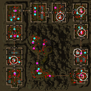 Mapa Światynia Hwang